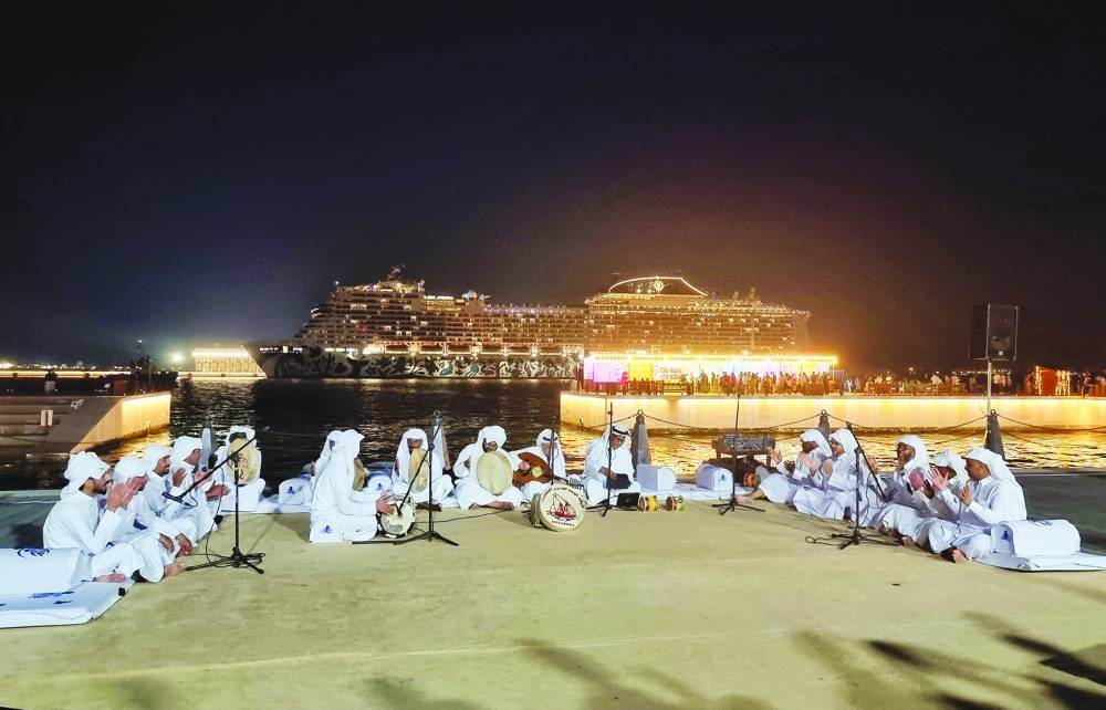 Cultural performances welcomed festival-goers yesterday at Old Doha Port, marking the first day of the Eid al-Fitr celebrations. PICTURES: Thajudheen and Joey Aguilar