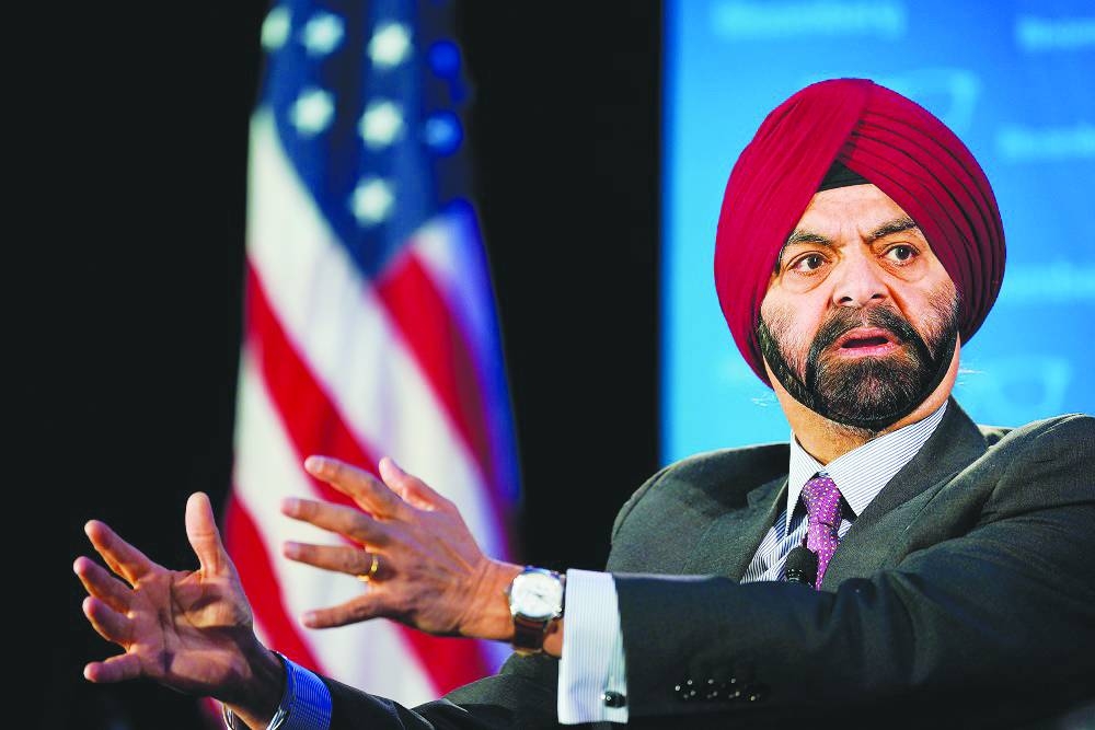 
World Bank president Ajay Banga. 