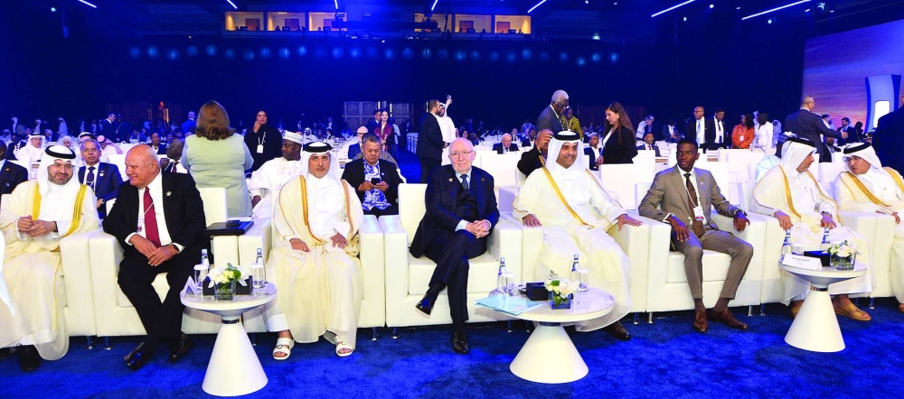Dignitaries at the ICAO FALC 2025 in Doha on Monday 
