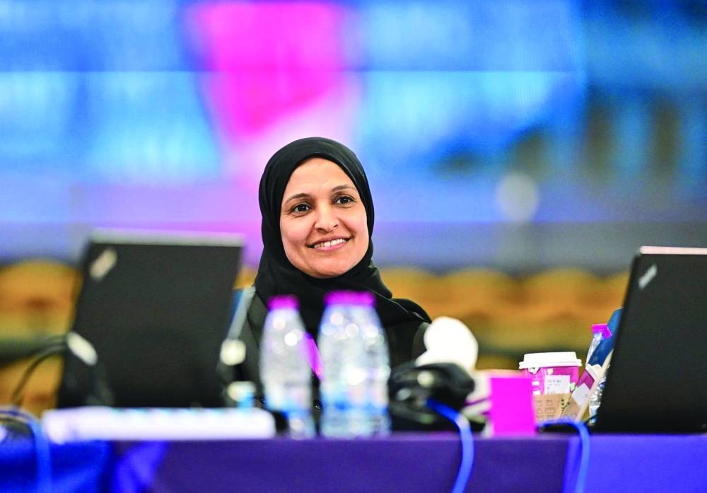 Abeer al-Buainain, Secretary-General of the Qatar Gymnastics Federation.