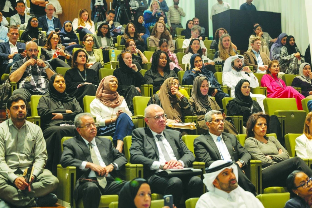 A view of the audience at the Qatar Foundation Autism Strategy 2025-2035 launch event Sunday (supplied picture)