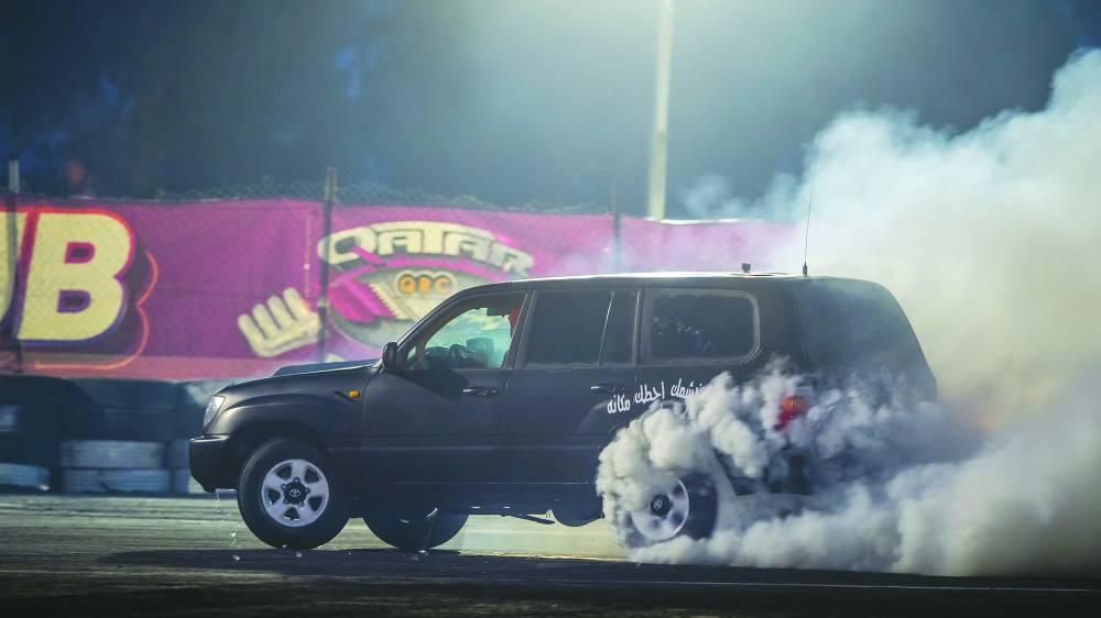 
Action from the final round of the Qatar Free-Style Championship.  