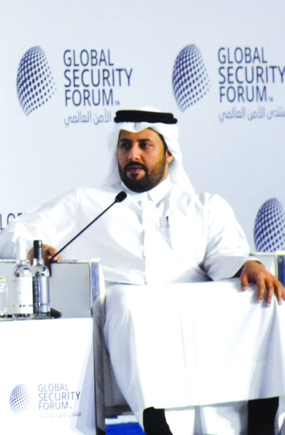 CIPR senior expert Dr Khalid Abdulaziz al-Khulaifi at Global Security Forum 2025 Monday. PICTURES: Thajudheen