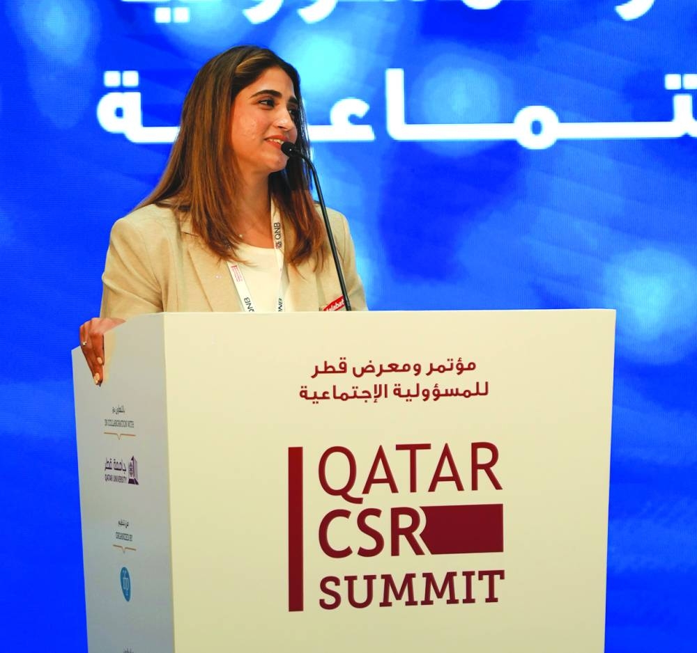 Mariam Hammad at the summit.