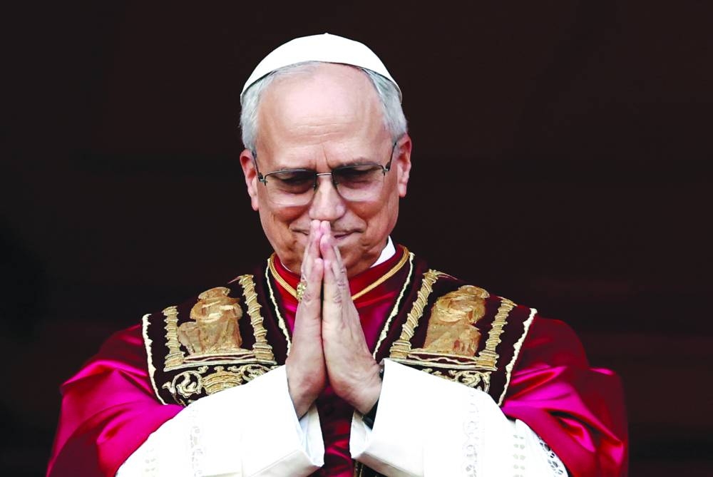
Newly elected Pope Leo XIV, Cardinal Robert Prevost of the United States, appears on the balcony of St Peter’s Basilica. – Reuters 