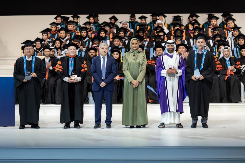 HE Sheikha Hind bint Hamad al-Thani, Vice-Chairperson and Chief Executive Officer of Qatar Foundation with other dignitaries at the event.