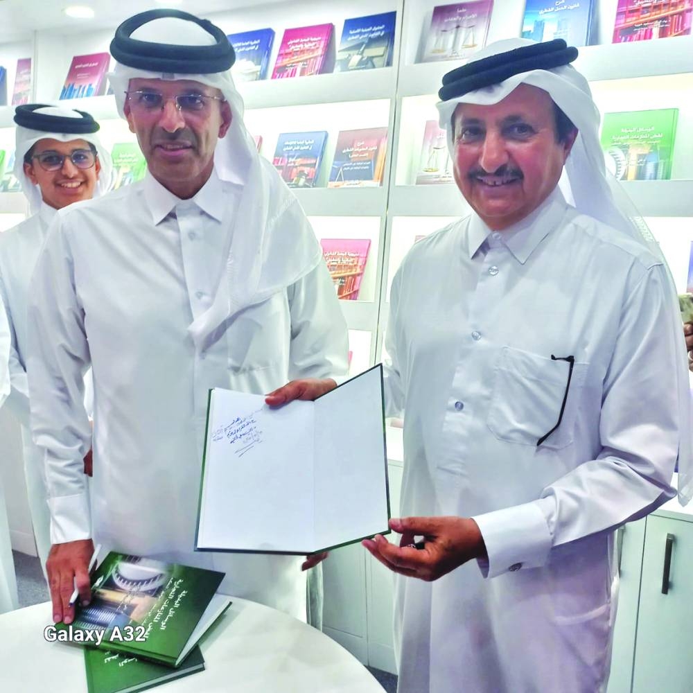 In the presence of Qatar Chamber chairman Sheikh Khalifa bin Jassim al-Thani, who is also chairman of QICCA, Sheikh Thani held the launch ceremony during the 34th edition of the Doha International Book Fair, which concluded Saturday.