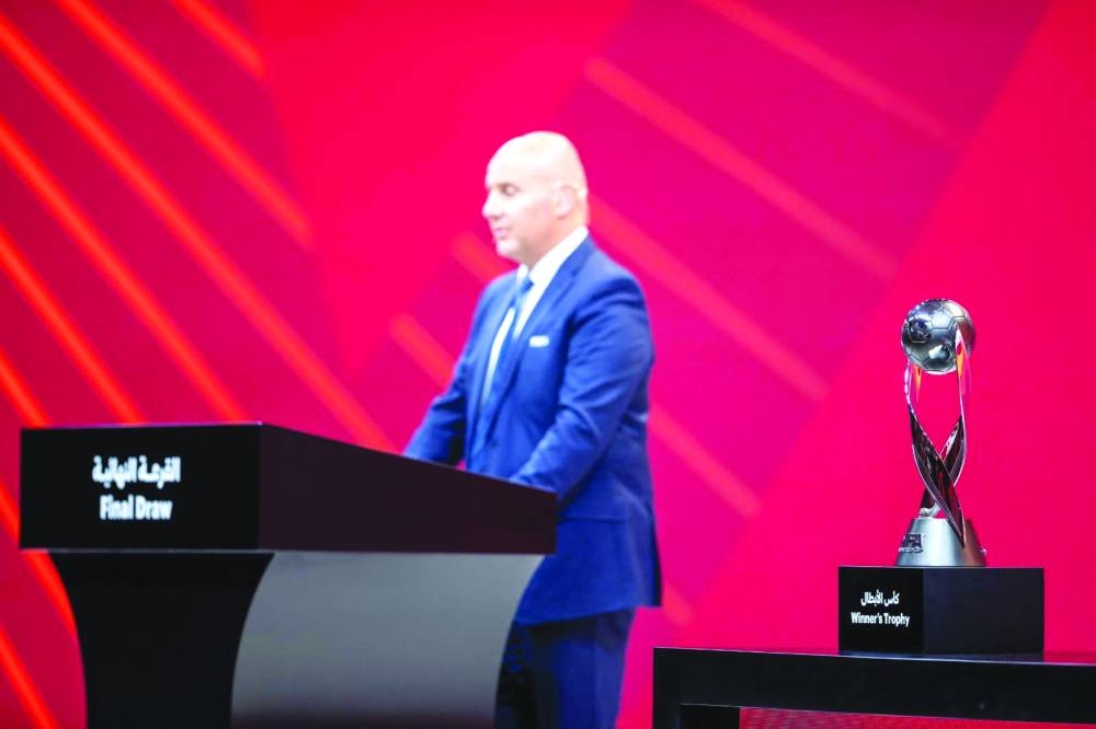 The draw in progress