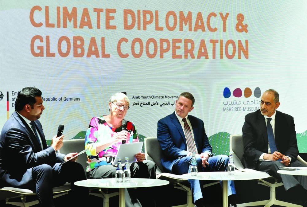 Dr Barbara Hendricks with other panellists.