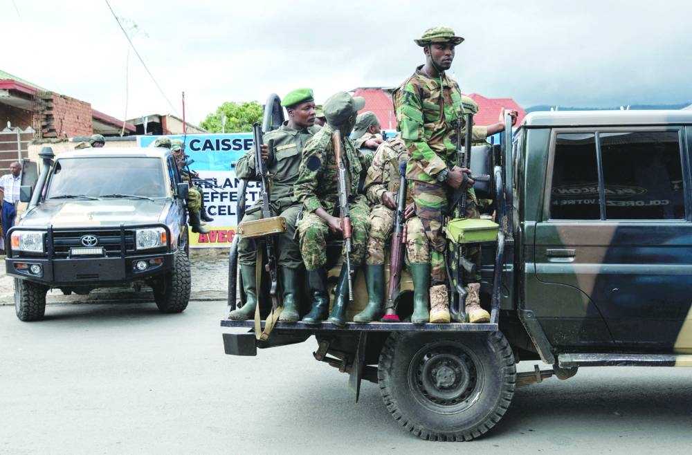 
Members of the M23 group in Goma, Democratic Republic of Congo. (File photo) 