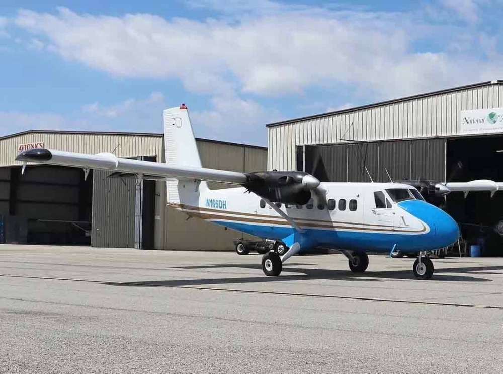 The de Havilland Canada DHC-6 Twin Otter plane that crashed Sunday.