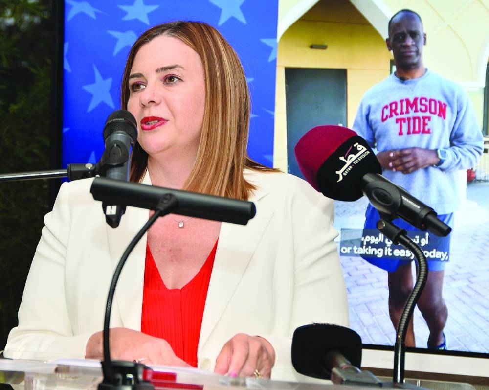 Stefanie Altman-Winans paid tribute to the outgoing US ambassador to Qatar.