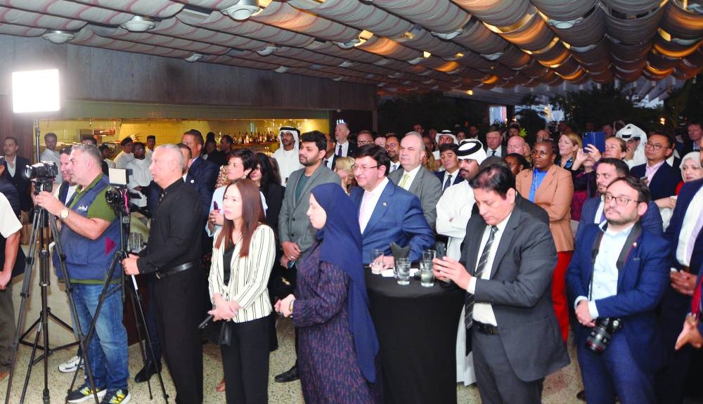 The US embassy event honouring Davis was attended by numerous ambassadors, dignitaries, and prominent figures.