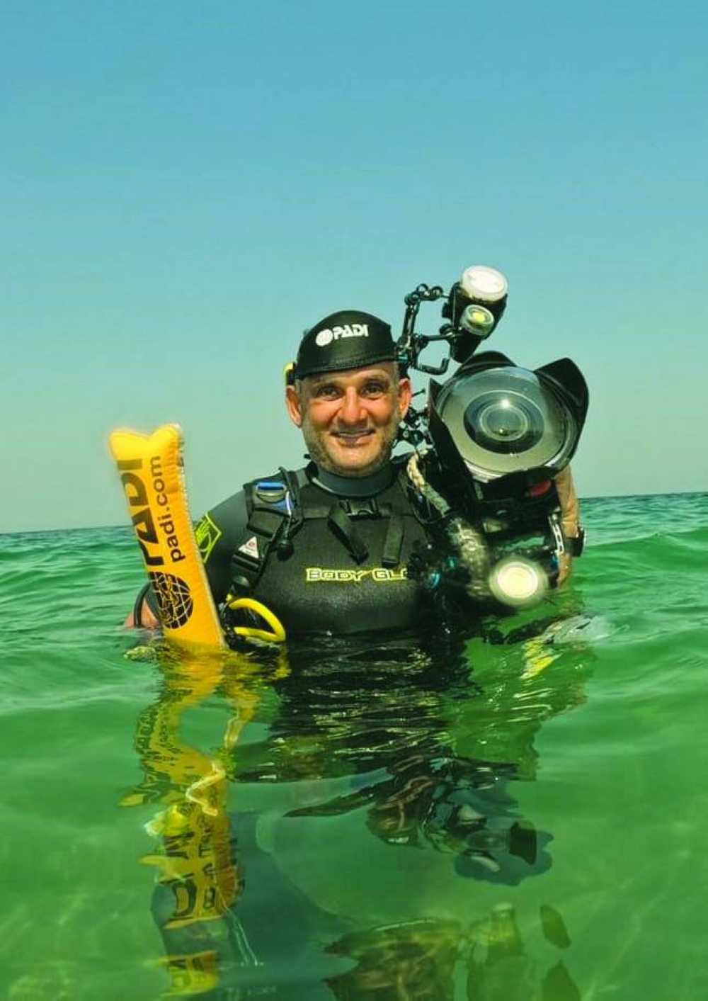 Padi master instructor and diving ambassador Khaled Zaki.