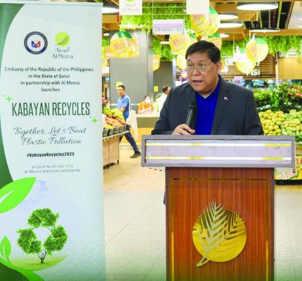 Philippine ambassador Mardomel Celo D Melicor.