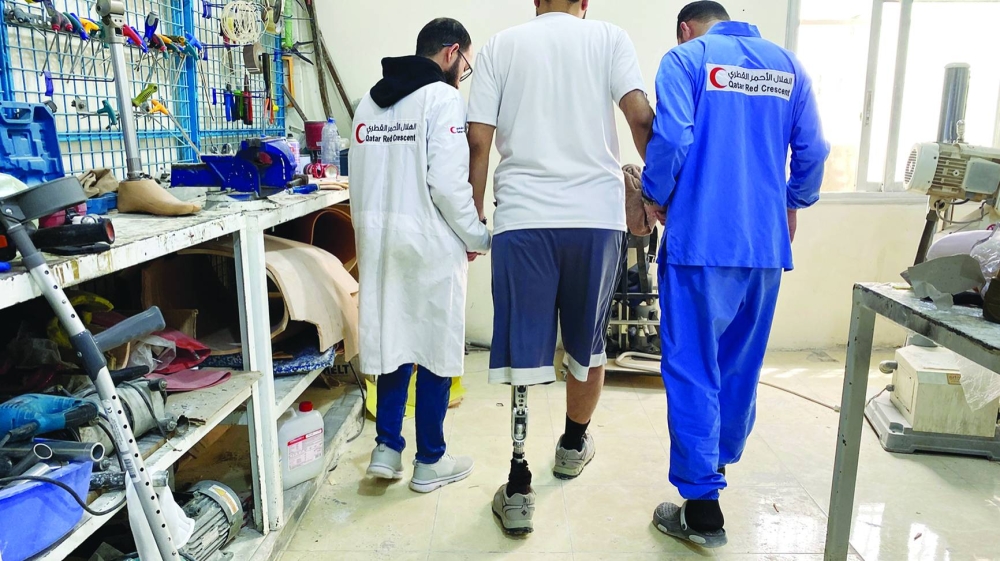 QRCS' project in Syria helped provide comprehensive and free-of-charge prosthetic services, benefitting thousands of patients.