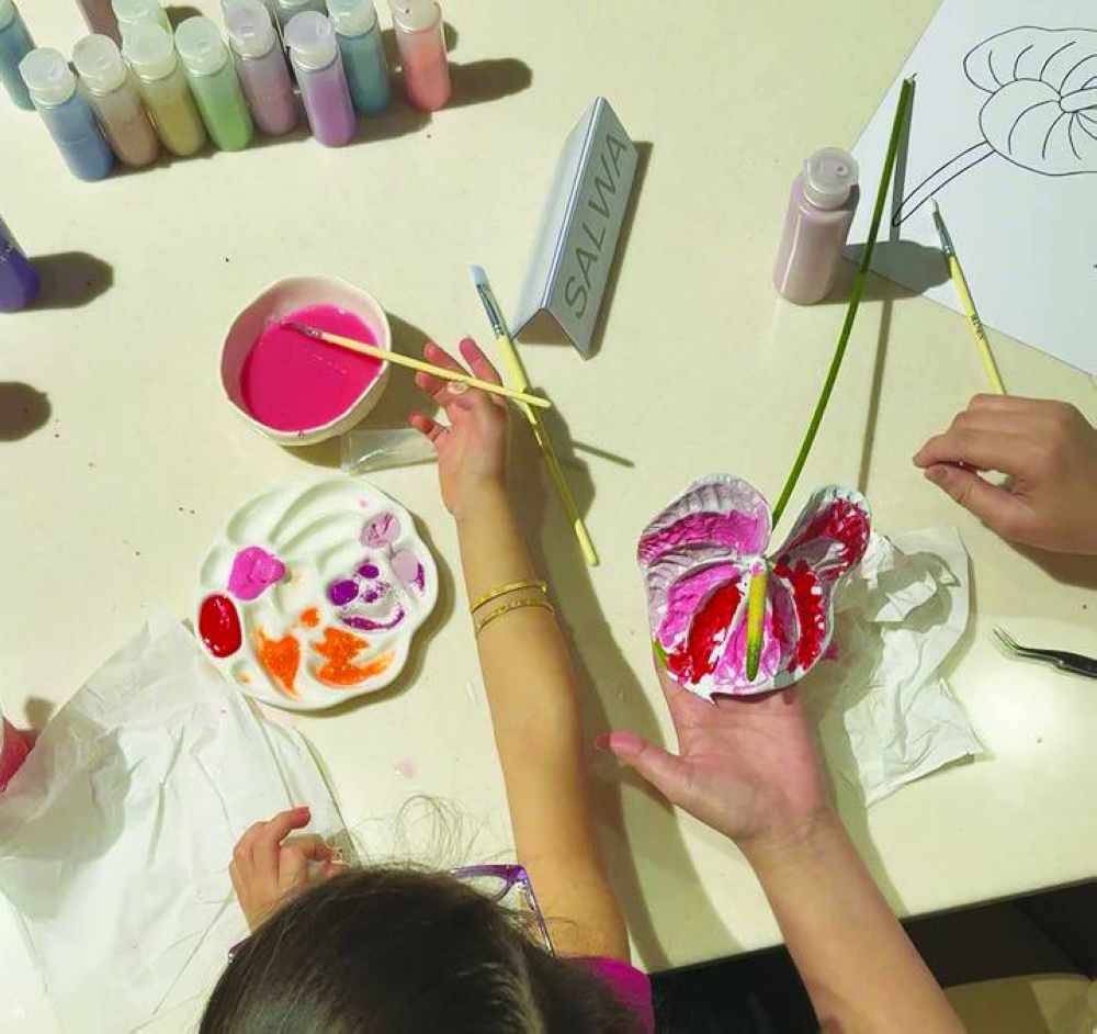 'Tiny Heart Leaf Art' workshop on July 26 at Msheireb.