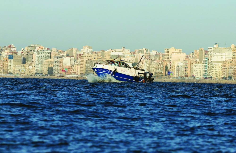 A view of the Mediterranean sea in the city of Alexandria, Egypt, April 20, 2025. REUTERS/Mohamed Abd El Ghany