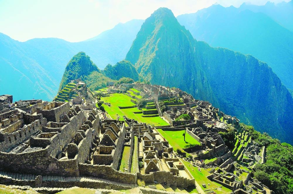 
Machu Picchu, one of the Seven Wonders of the World. 