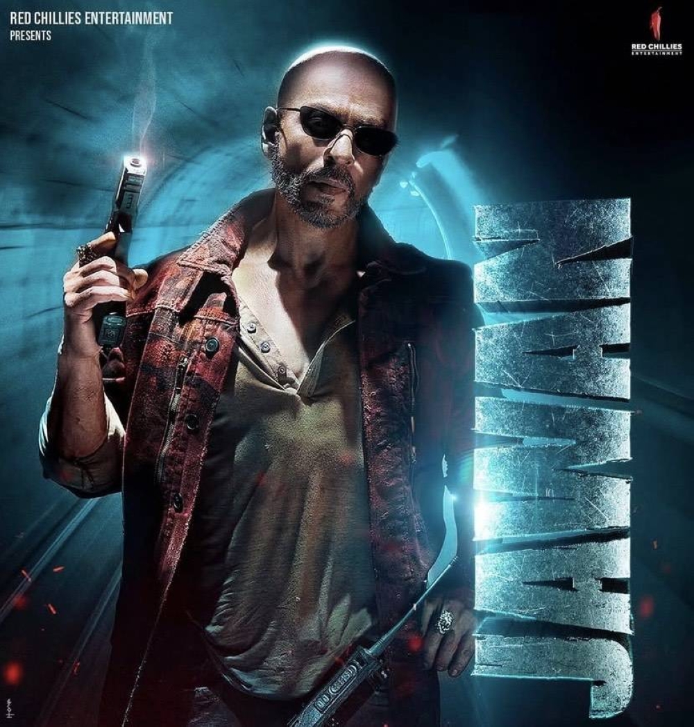 Poster of Jawaan movie from Sha Rukh Khan official insta account