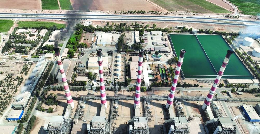 
A drone view shows a power plant, following the launch of natural gas exports to Syria from Turkiye and Azerbaijan, in Aleppo, Syria. – Reuters 