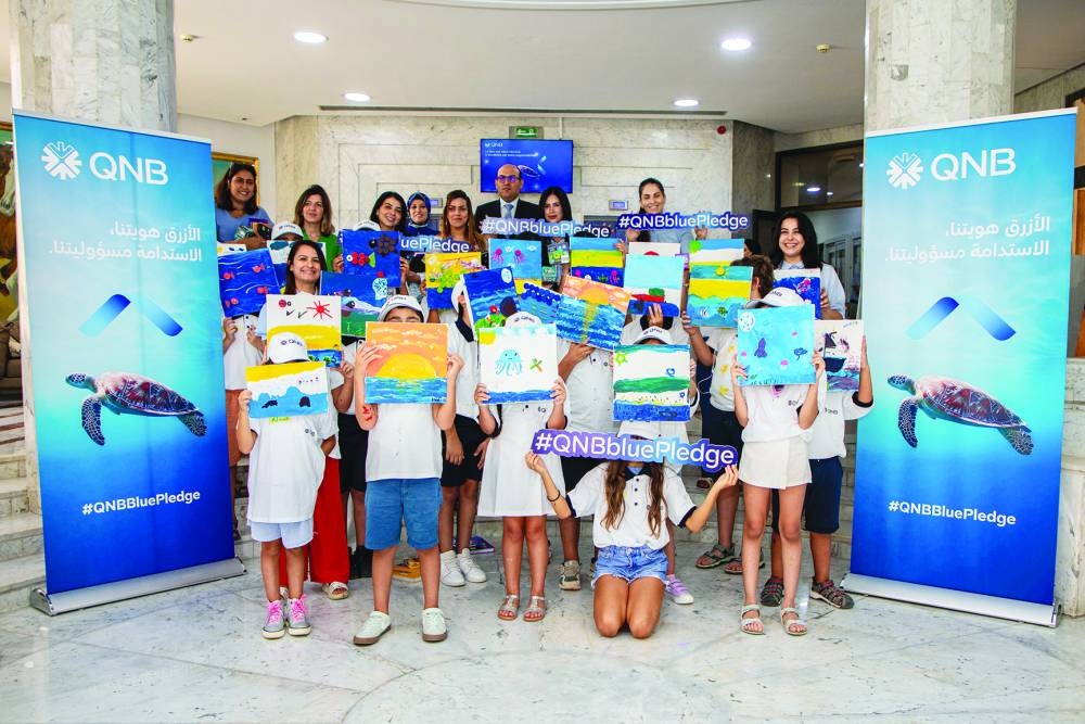 D/C pic - QNB Tunisia organised a number of fun activities for the children of its employees under the theme 'Little Sea Guardians.' 