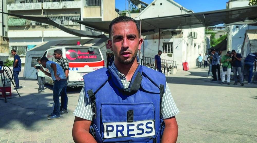 This screen grab taken from AFPTV on Aug 11, shows Al Jazeera's Anas al-Sharif speaking during an AFP interview in Gaza City on Aug 1, 2024.