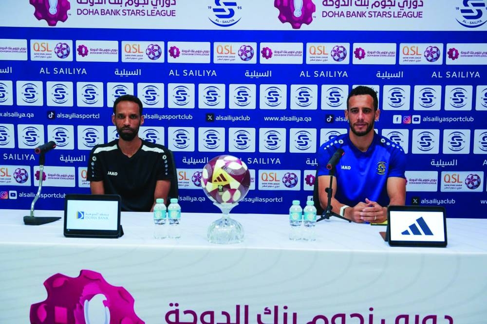 
Al Sailiya coach Mirghani al-Zain. 