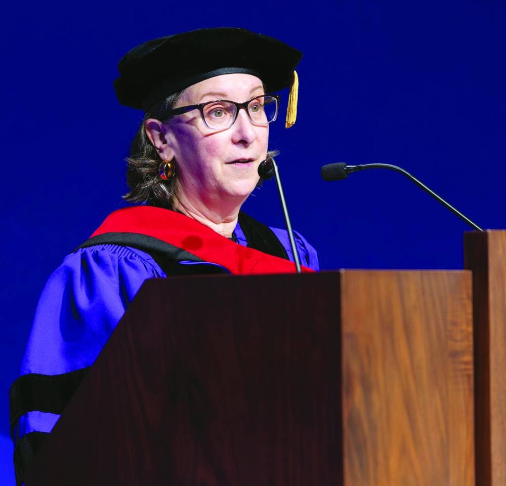 Convocation speaker Miriam Gamoran Sherin