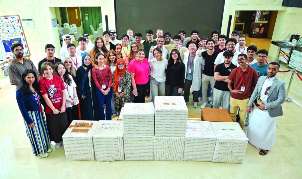 The latest arrivals to Education City learned about the importance of stepping out of their comfort zones and seizing service-learning opportunities.