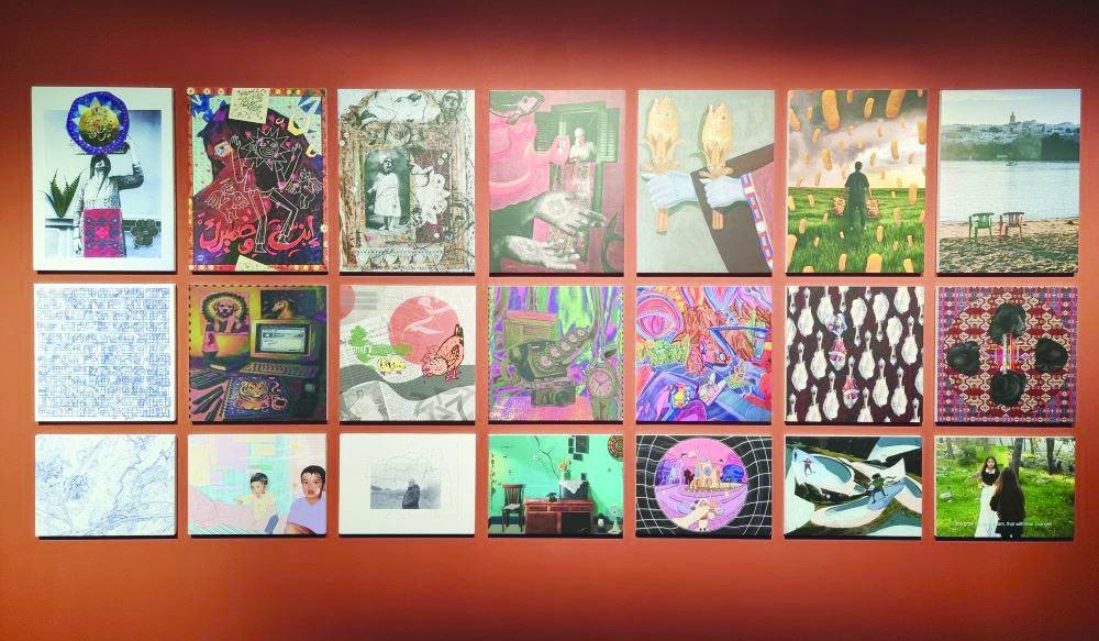 ‘Printed Nostalgia’ showcases a diverse range of artistic perspectives, with contributing artists hailing from different countries, including Qatar. PICTURES: Joey Aguilar