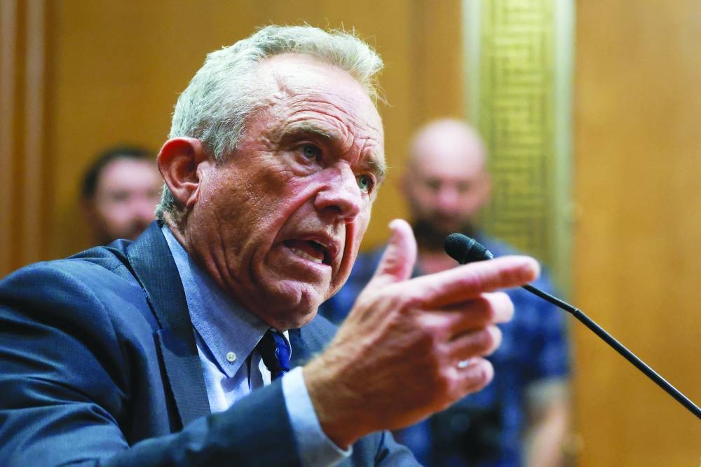 U.S. Health and Human Services Secretary Robert F. Kennedy Jr., testifies before a Senate Finance Committee hearing on President Donald Trump's 2026 health care agenda, on Capitol Hill in Washington, D.C., U.S., September 4, 2025. REUTERS