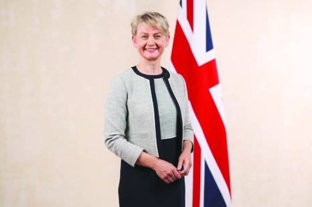 Foreign Secretary Yvette Cooper