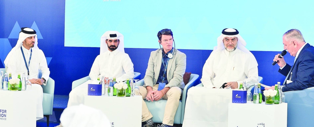 Panellists in a session at the conference.