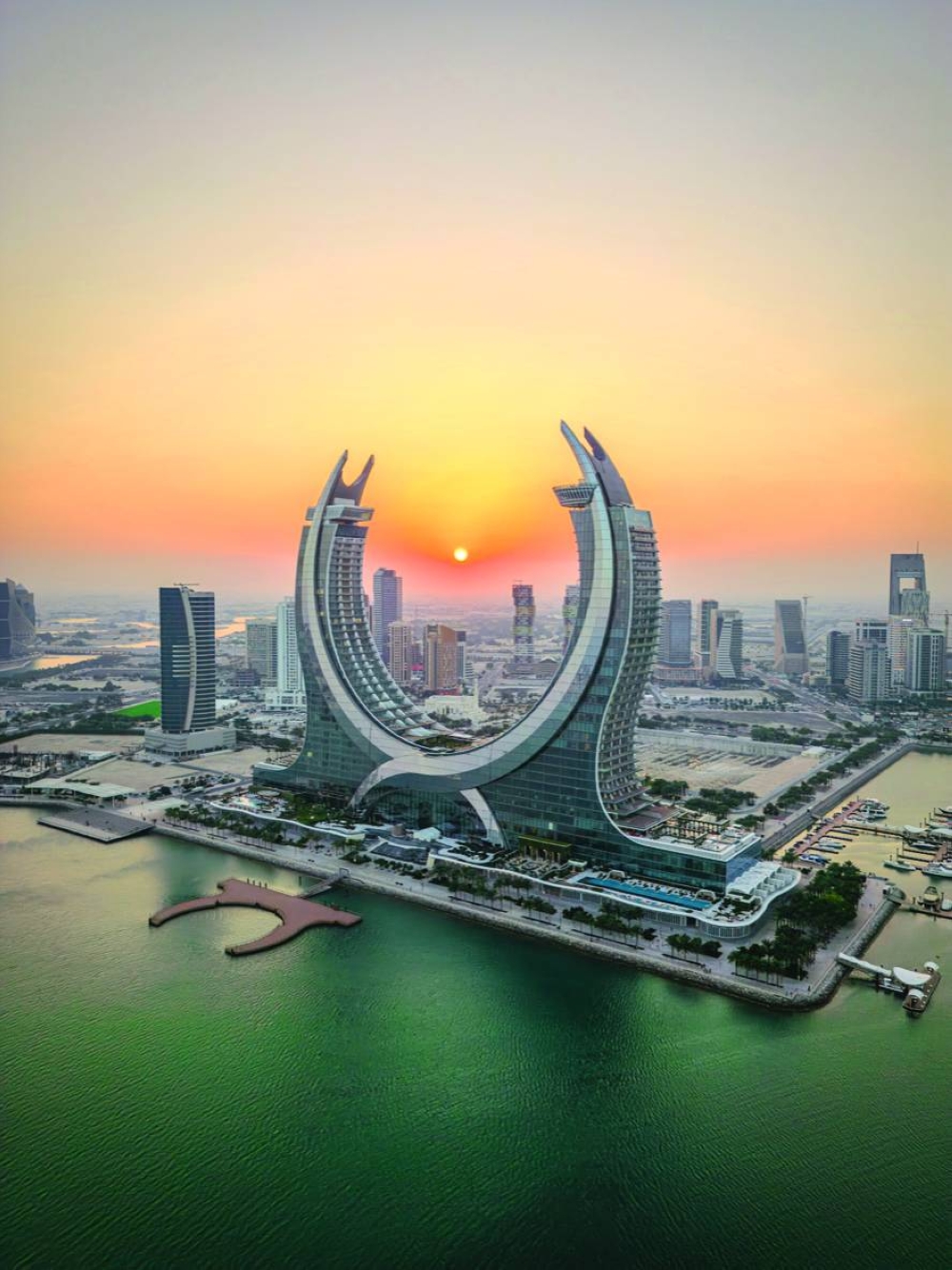 The iconic Katara Towers