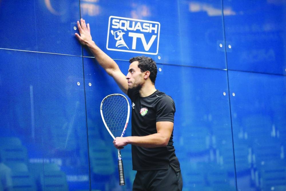 Fares Dessouky during his five-game battle against India’s Abhay Singh. 