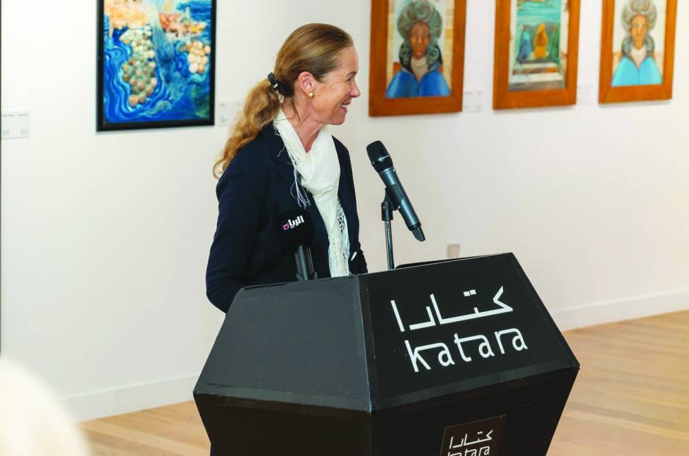 Austrian ambassador Erika Bernhard at the event.