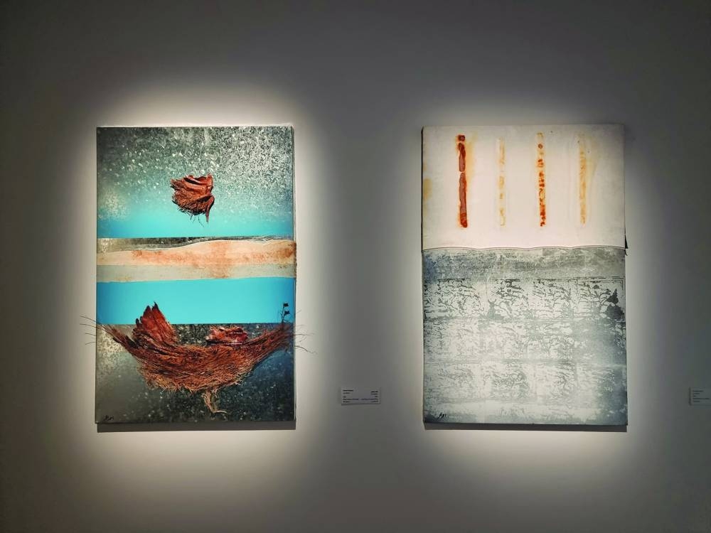 Ahmed al-Hamar’s ‘Between Rust and Art’ exhibition shifts the focus to materiality, texture, and layering. PICTURES: Joey Aguilar