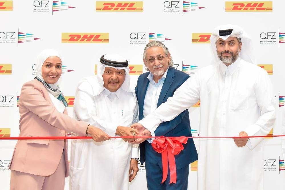 The inauguration ceremony was held in the presence of HE Sheikh Faisal bin Qassim al-Thani, chairman of both Al Faisal Holding and the Qatari Businessmen Association, and shareholder of DHL Global Forwarding Qatar; Sheikh Mohammed bin Hamad bin Faisal al-Thani, CEO of QFZ; and Samer Kaissi, CEO – Gulf Cluster, DHL Global Forwarding.