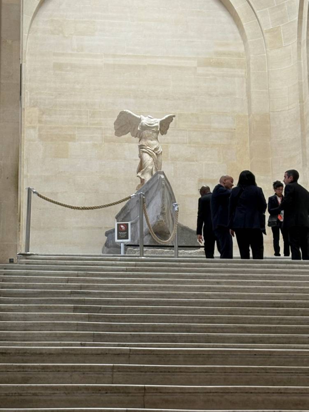 Security responds at the Louvre museum after the theft of Napoleon collection jewellery pieces, according to officials, in Paris, on Sunday. REUTERS
