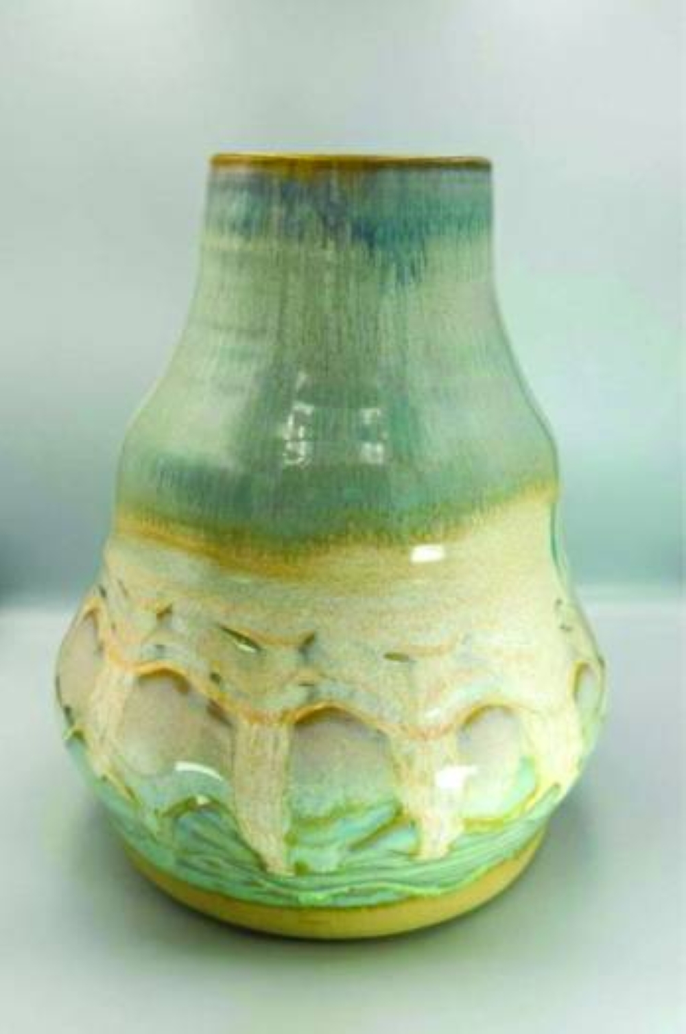 one of Al-Qahtani's ceramic works