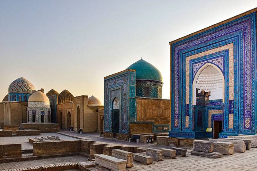 Shah-i-Zinda necropolis in Samarkand_Uzbekistan
