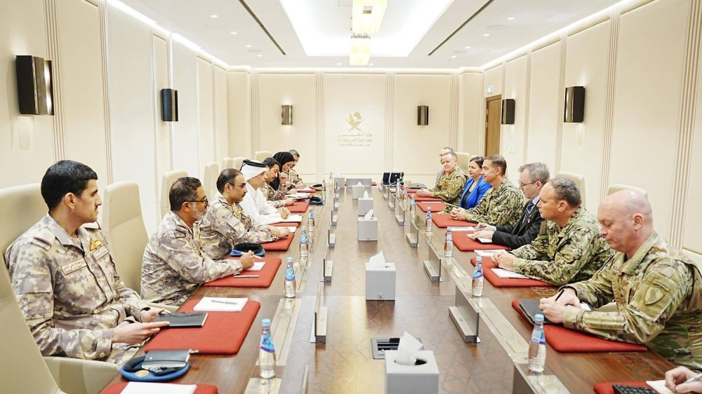 Minister of State for Defense Affairs meets with Commander of US Central Command