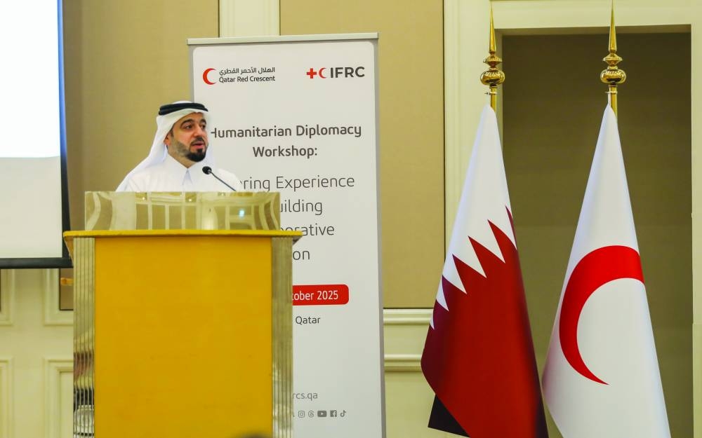 Faisal Mohamed al-Emadi at the event.