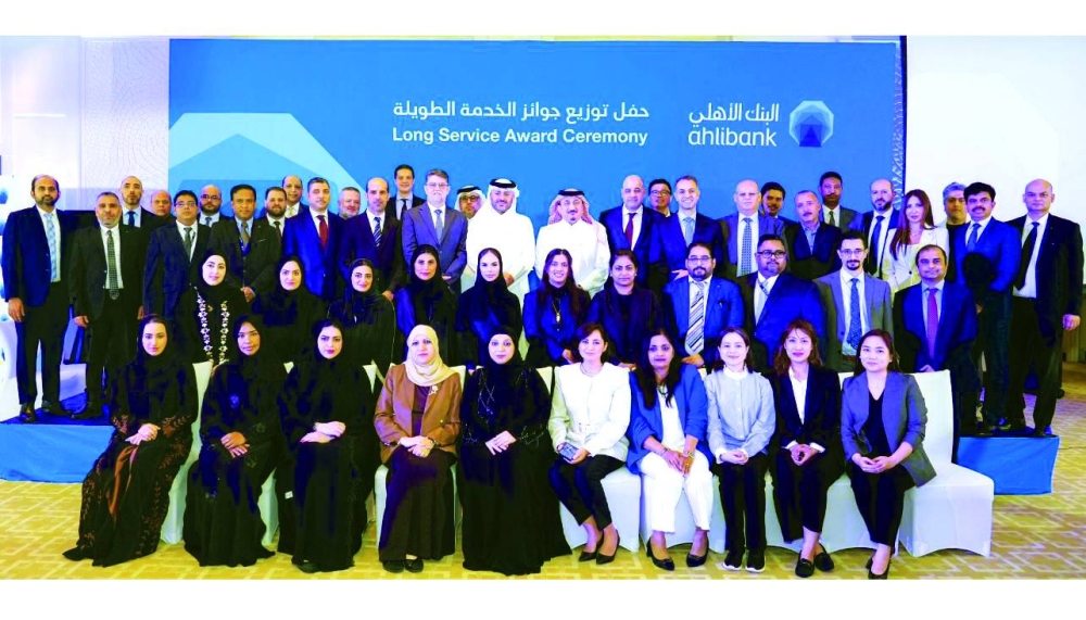 The event was attended by Hassan AlEfrangi, CEO of Ahlibank, along with senior members of the executive management and Ahlibank employees.