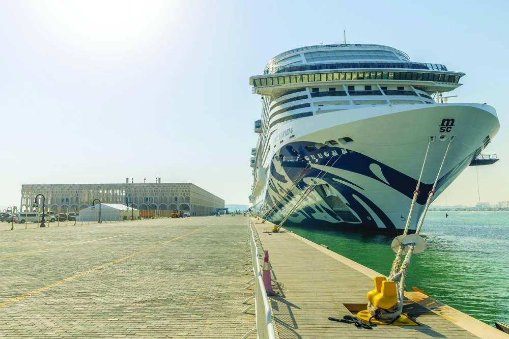 MSC Euribia at Doha Port
