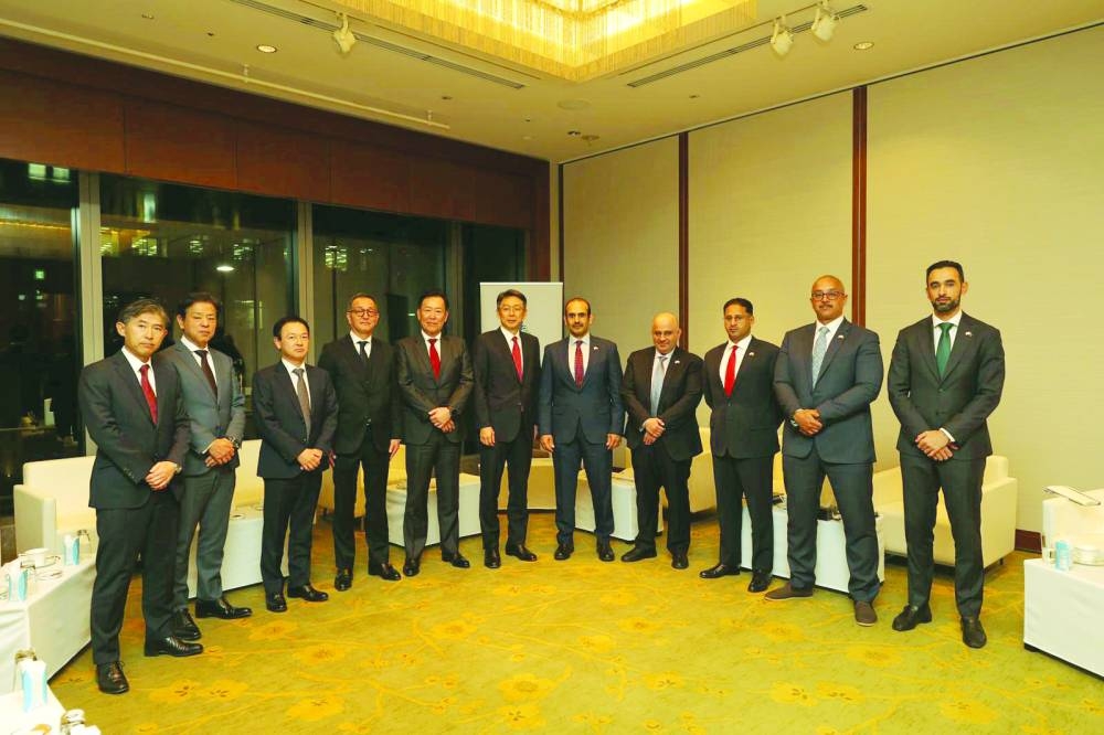 His Excellency the Minister of State for Energy Affairs Saad Sherida al-Kaabi, who is also the President and CEO of QatarEnergy, held meetings with senior Japanese energy industry leaders on cooperation in the energy sector in Tokyo Monday.