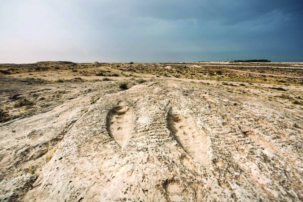 A Photowalk at Al Jassasiya Art Site on November 22.
