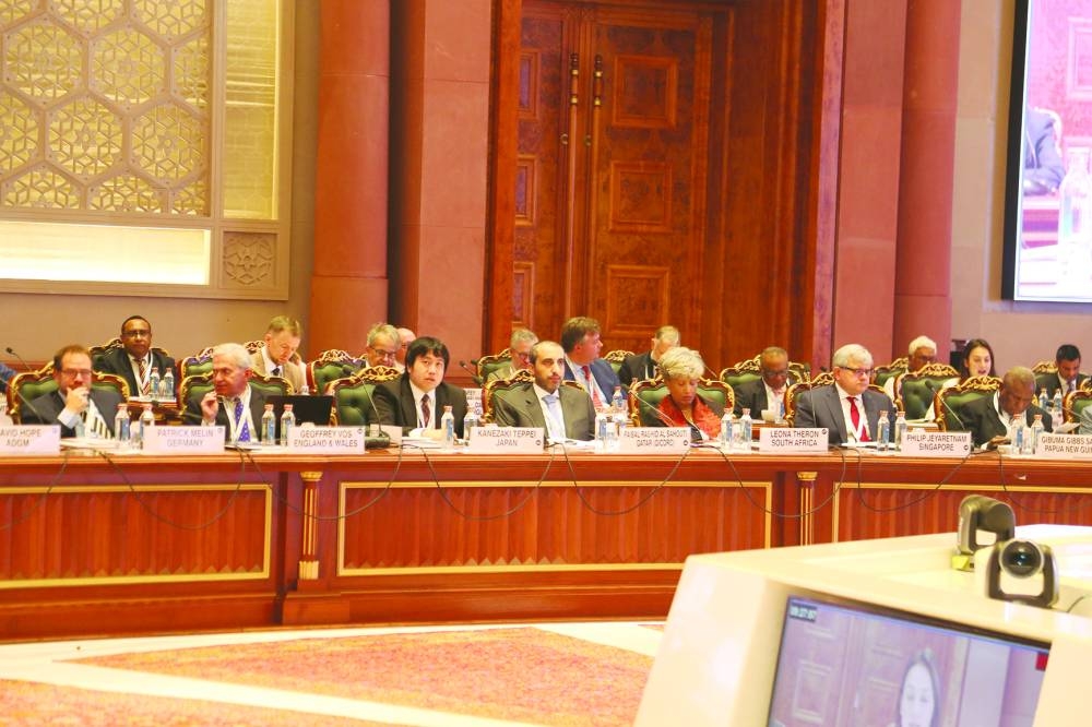 Faisal Rashid al-Sahouti, QICDRC chief executive officer at the SIFoCC meeting in India.