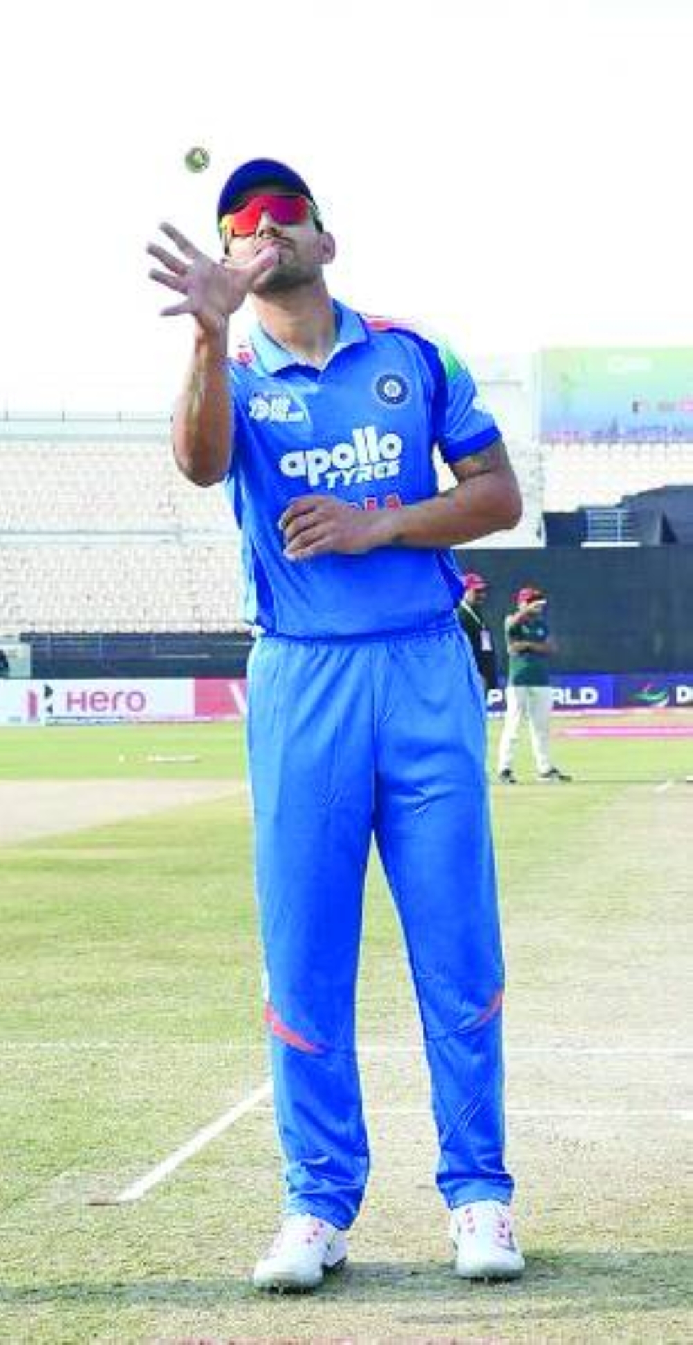 
India ‘A’ skipper Jitesh Sharma. 